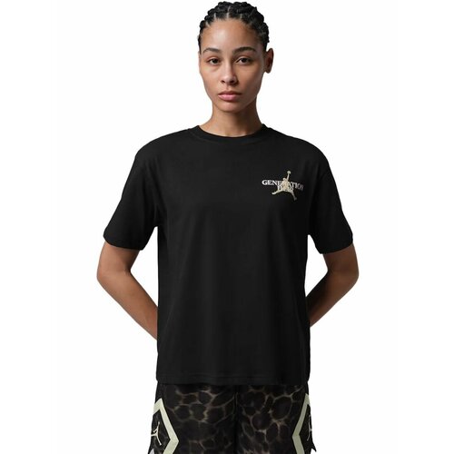 фото Футболка спортивная nike jordan sport dri-fit graphic t-shirt, размер m, черный