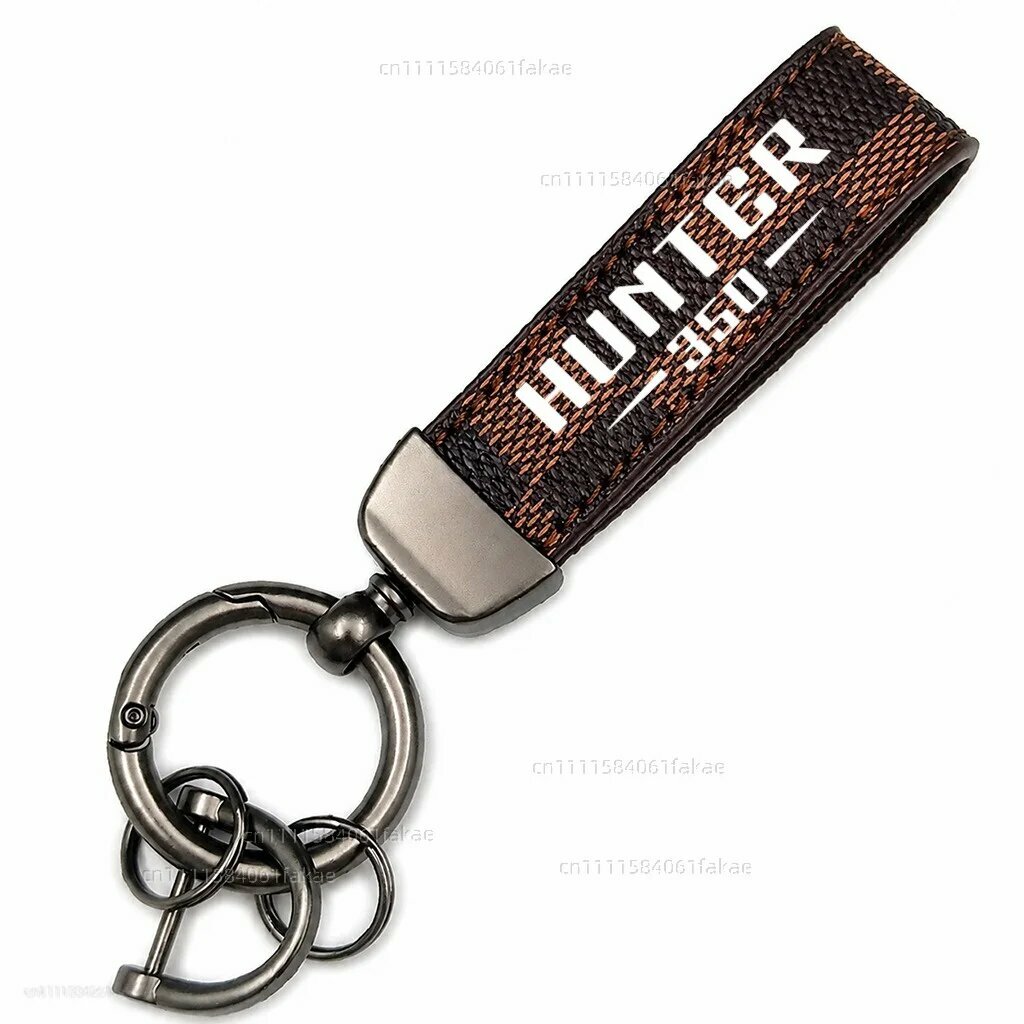 Брелок для мотоцикла Royal Enfield Hunter 350 2022-2026 с индивидуальным логотипом, подарок Brown