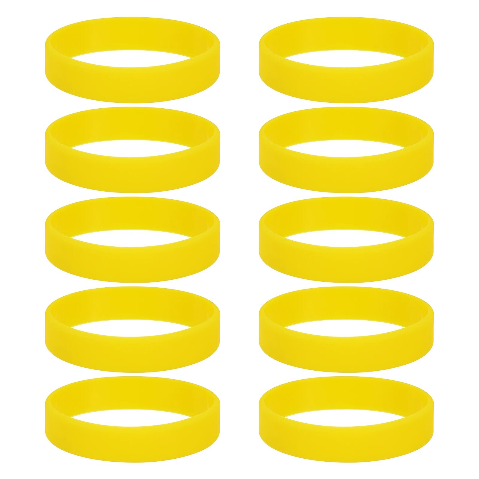 Силиконовые резинки 3,15", 10/20 шт. Желтый, Yellow, 10pcs