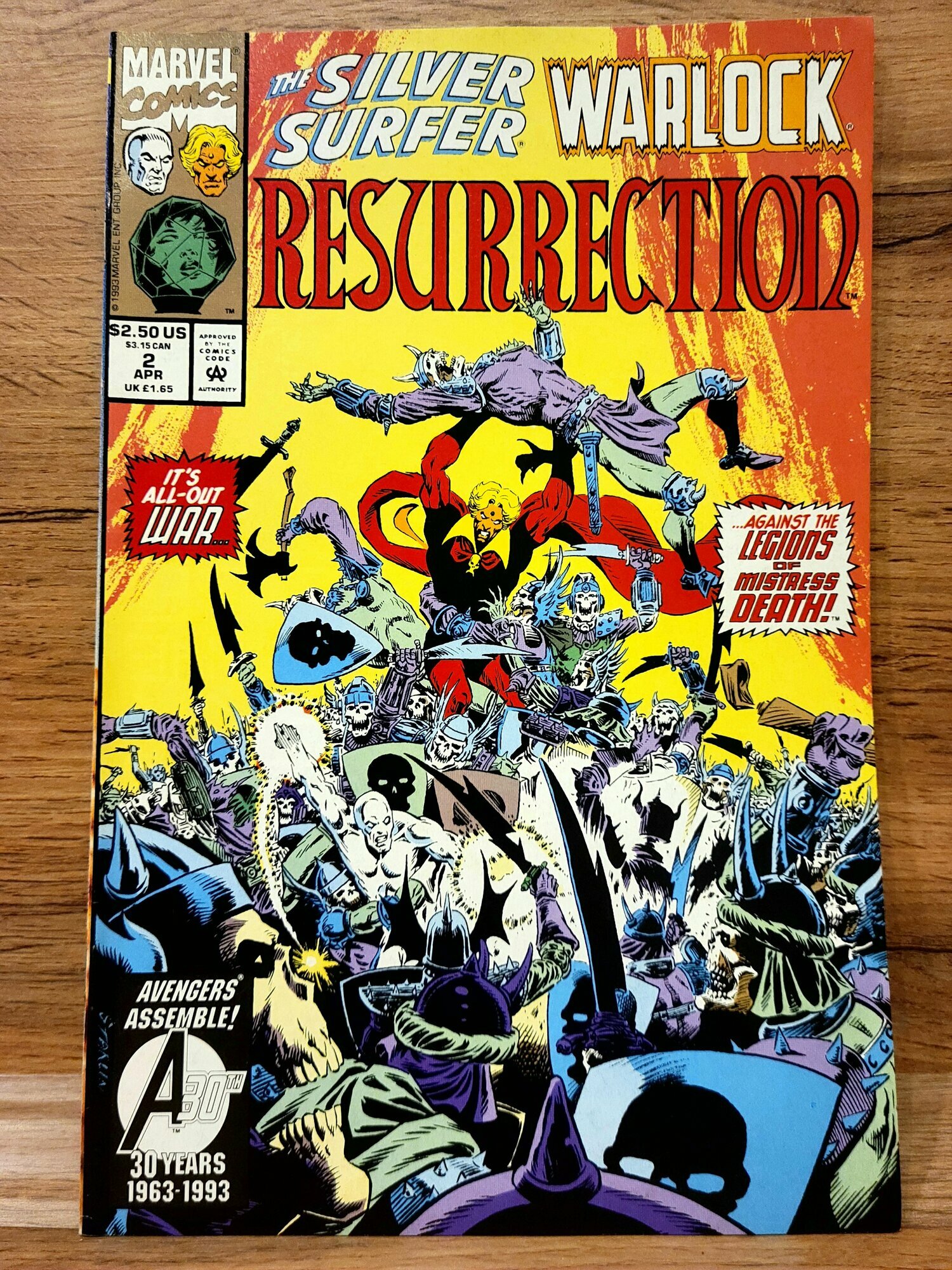 Ретро Комикс Resurrection #2. 1993 Год.