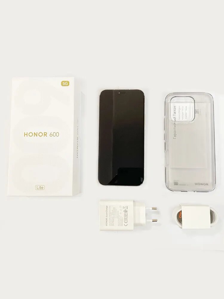Honor Смартфон HONOR 600 Lite 5G Ростест EAC Dimensity 7100 Elite 108MP основная камера 6,6 дюймов 120 Гц OLED дисплей Емкая батарея 6520 мАч 45Вт HONOR SuperCharge Ростест (EAC) 8/256 ГБ, Nano-SIM, шоколадный, черно-серый — фото 1