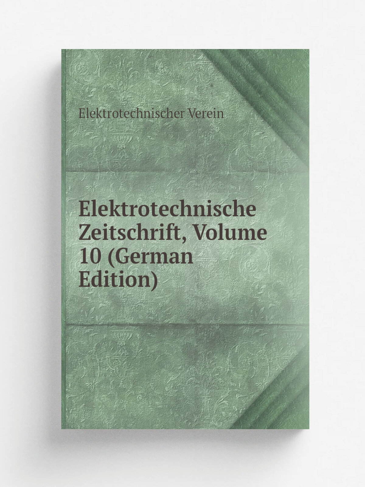 Elektrotechnische Zeitschrift, Volume 10 (German Edition) | Elektrotechnischer Verein | Репринт