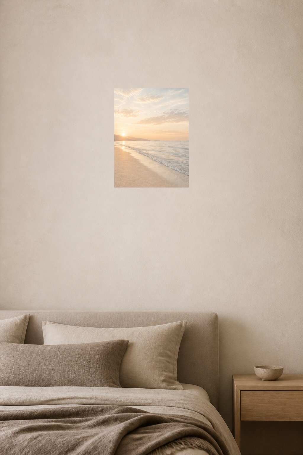 Постер «Утро у моря», береговая графика, 30 × 40 см