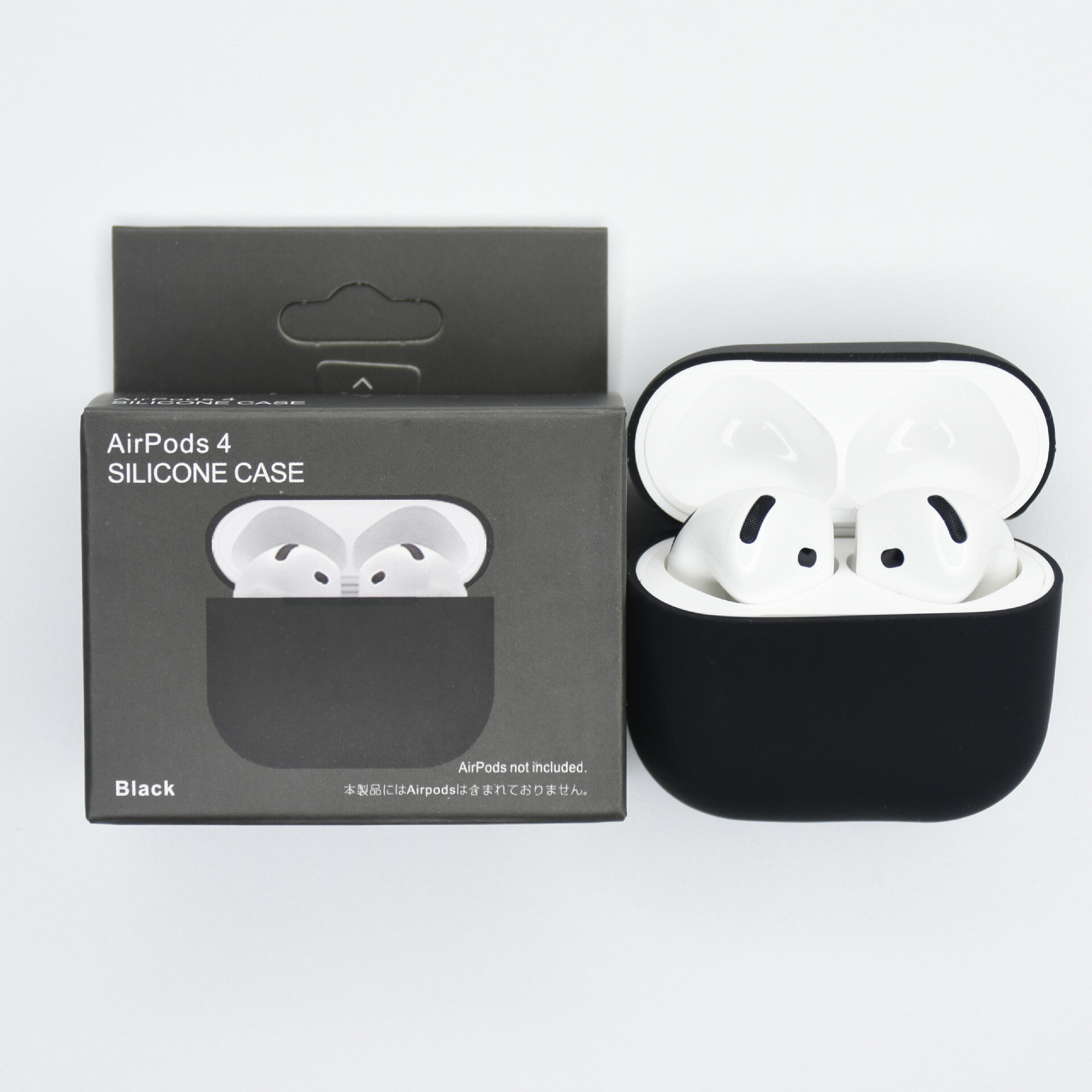 Подходит для беспроводных Bluetooth-наушников Apple Airpods 4, силиконовый защитный чехол, противоударная сумка для хранения, конструкция с защитой от пролива жидкости.