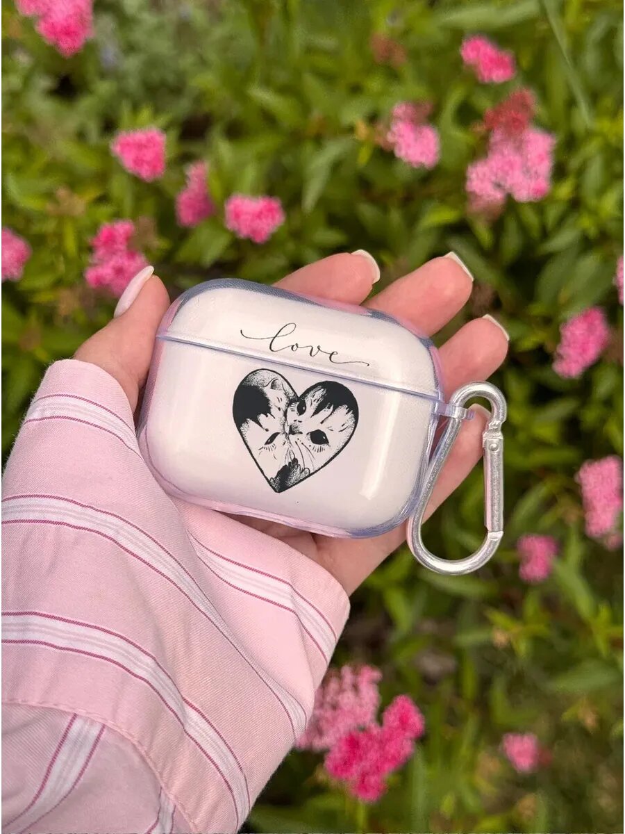 Чехол на Airpods Pro 3 с котиком