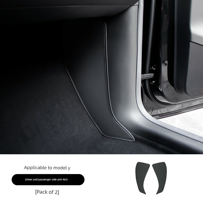 Кожаные защитные коврики для водительской стороны Tesla Model Y, 2 шт. оригинальный