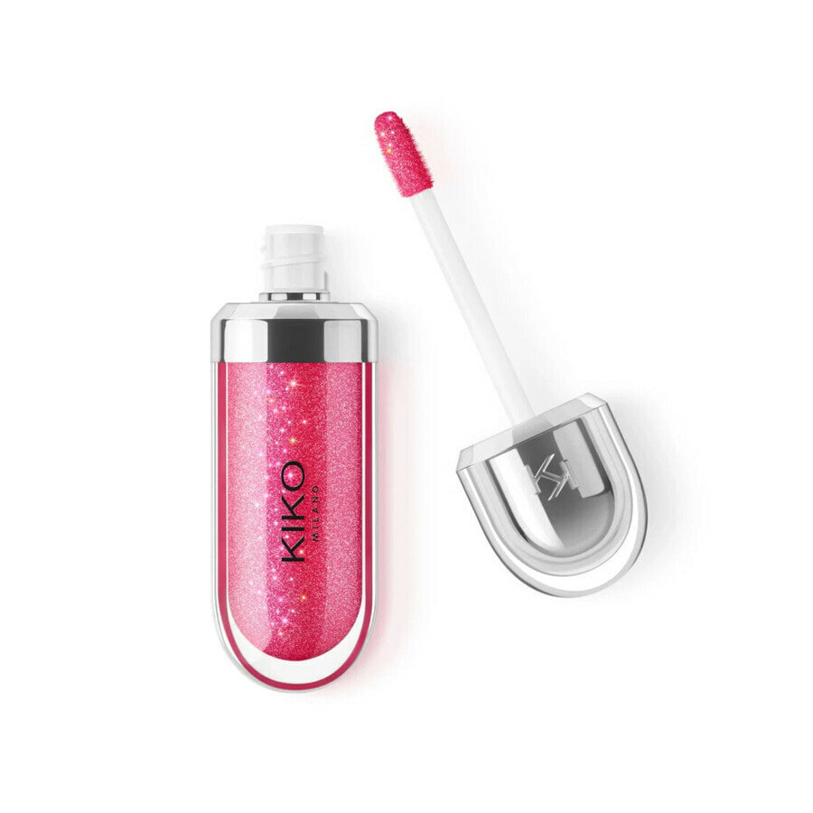Блеск для губ женский увлажняющий KIKO Milano 3D Hydra, 10 Sparkling Strawberry