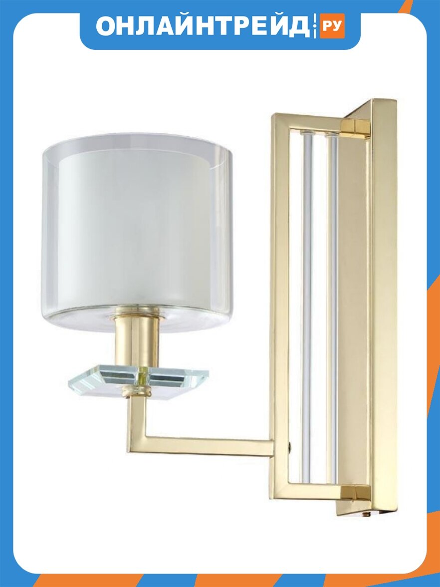 Бра Crystal Lux Nicolas AP1 Gold/White