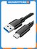 Кабель Ks-is KS-845B-3 SuperSpeed+ 10Gbps USB-C(m) - USB-A(m) 3м. черный