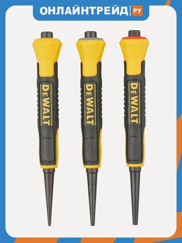 Изображение товара Набор пробойников Dewalt DWHT0-58018, 3 шт.