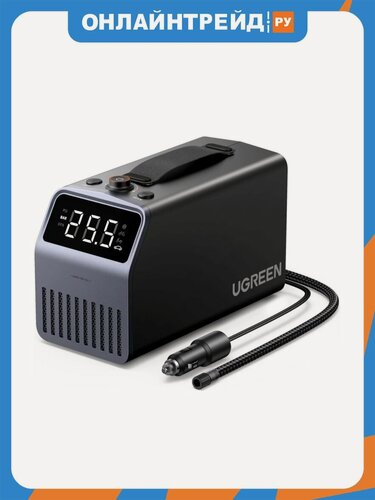 Изображение товара Портативный насос для шин Ugreen ET723, серый (35976)