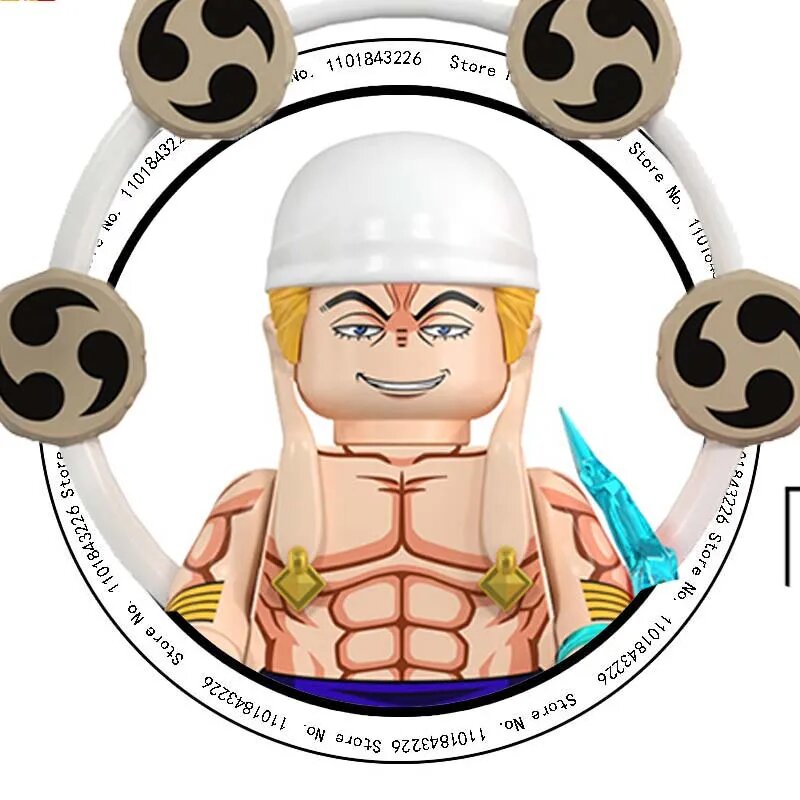 Конструктор LEGO-совместимый TOEI ANIMATION ONE PIECE Луффи, Зоро, Нами, Чоппер WM2754