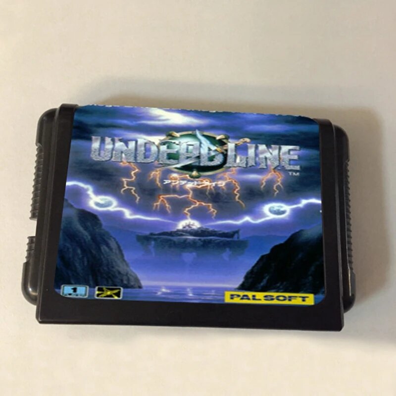 Игровая карта Undeadline для Sega Mega Drive, Цвет: US SHELL