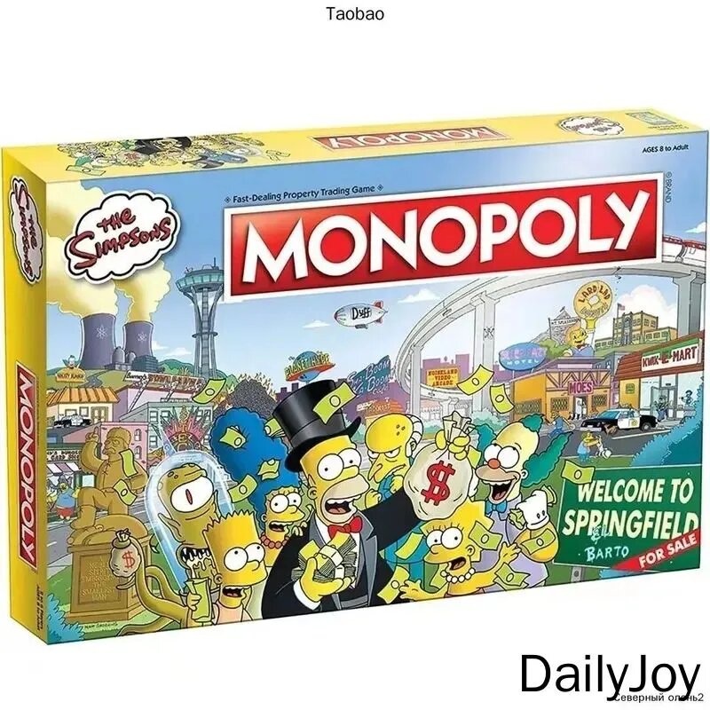 Настольная игра "The Simpsons Монополия классическая" -kg
