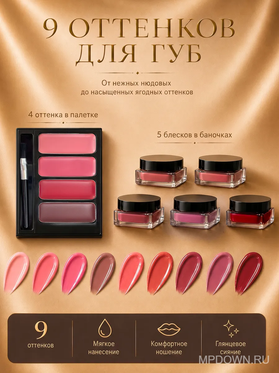 Набор декоративной косметики для макияжа FS Beauty для женщин в подарочной коробке Serenade De Lux — фото 1