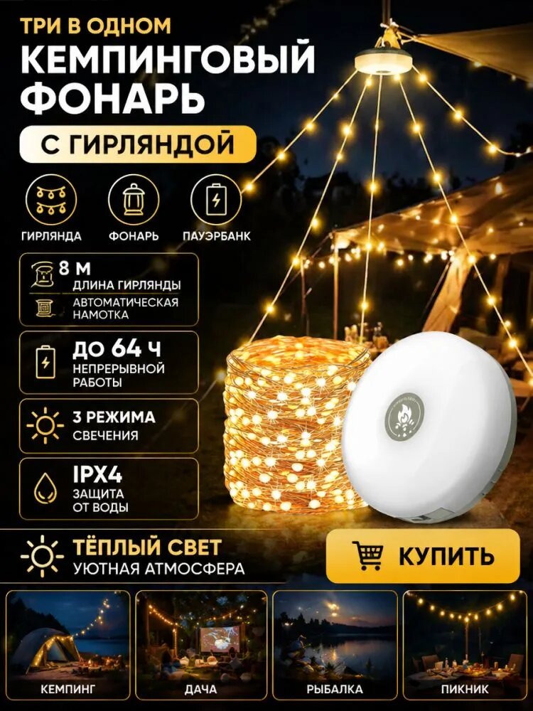 Кемпинговый фонарь