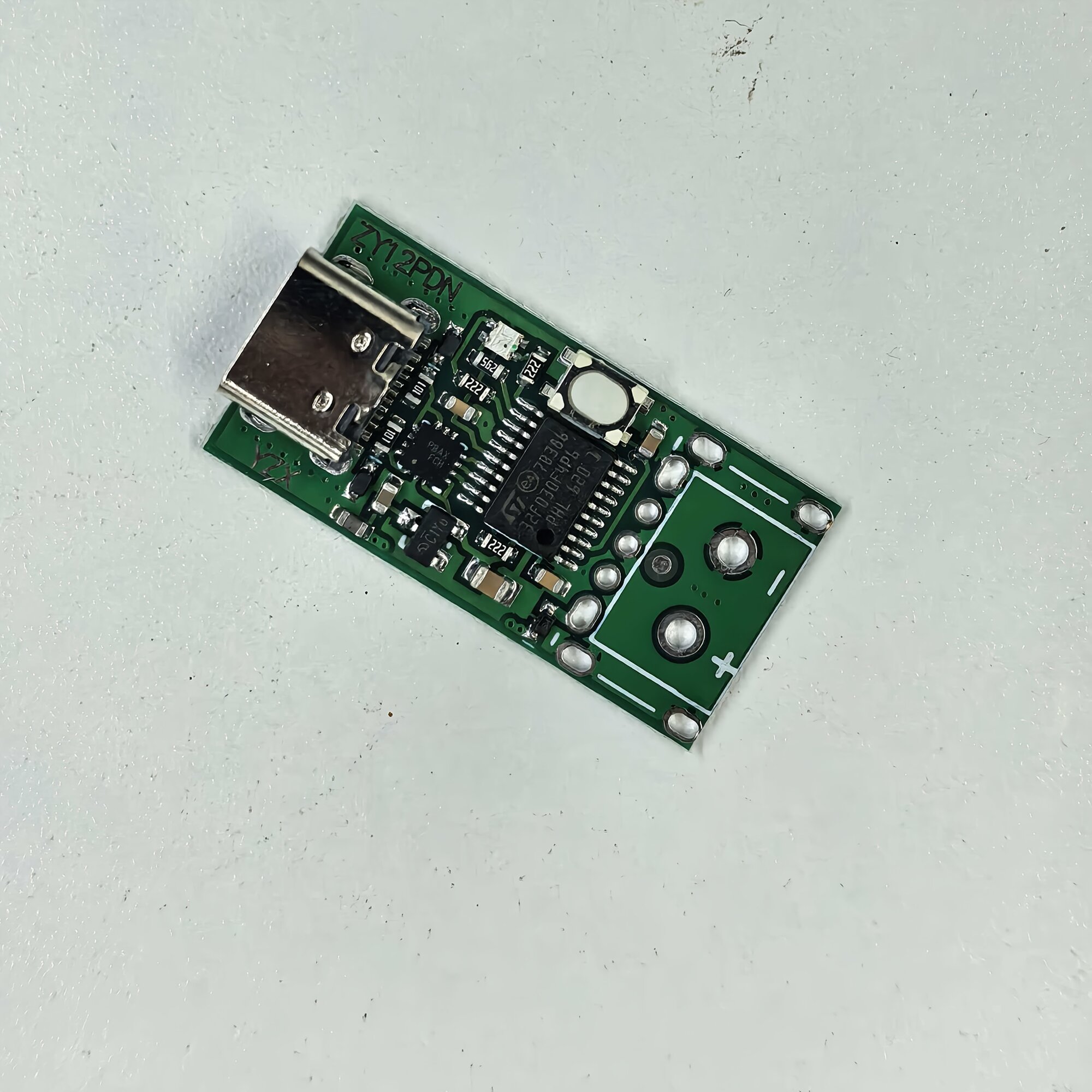 Плата преобразования USB-C в DC с поддержкой PD 2.0/3.0 для питания ноутбуков, модель ZY12PDN, 2 шт.