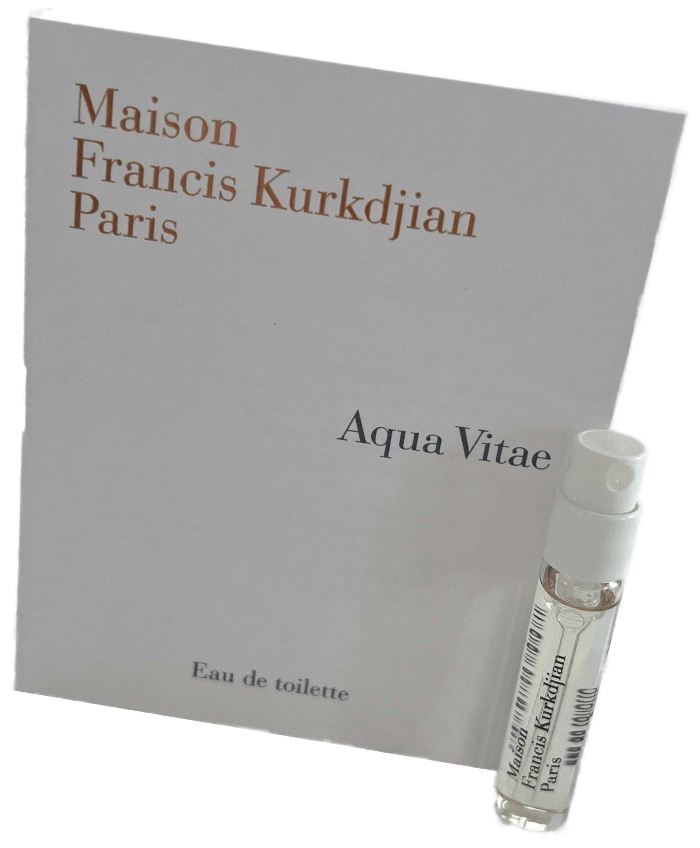 Аромат унисекс Maison Francis Kurkdjian Aqua Vitae - сэмпл 2 мл, пробник