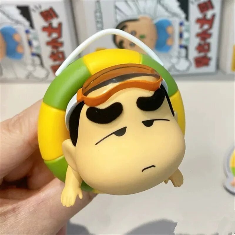 52toys Крэйон Шин-чан Ранний Картофель Плавай Плавай Фигурка Нераспечатанная Упаковка Коллекционная Подарок