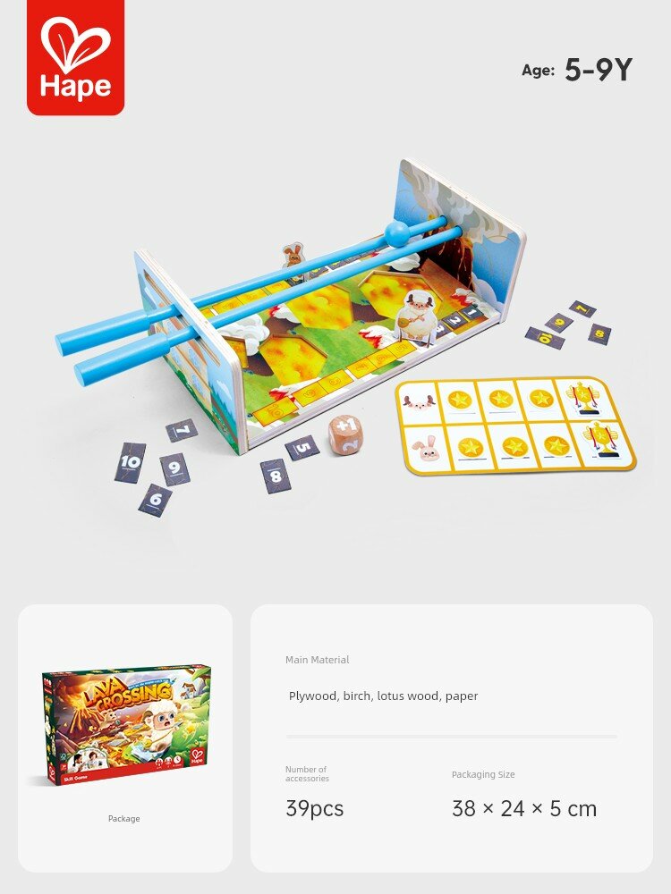 Hape Лава Вулкан Спасение Настольная Игра Образовательный Набор для Детей Подарок на День Рождения Мальчиков и Девочек