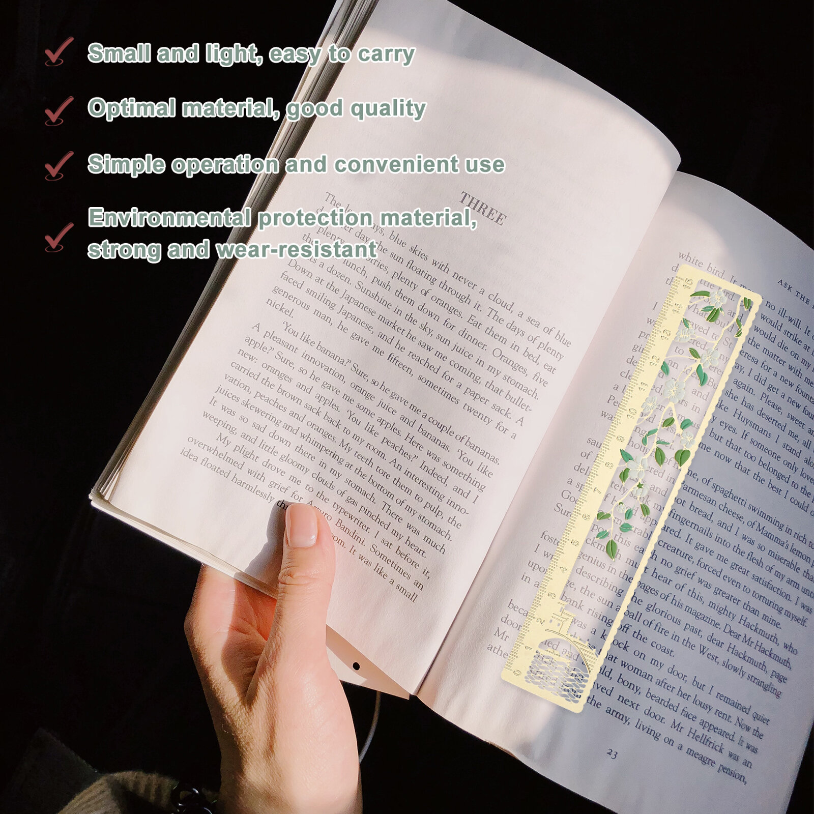Закладка Для Книг В Китайском Стиле 1 Шт Прямоугольная Форма 16X3 2Cm