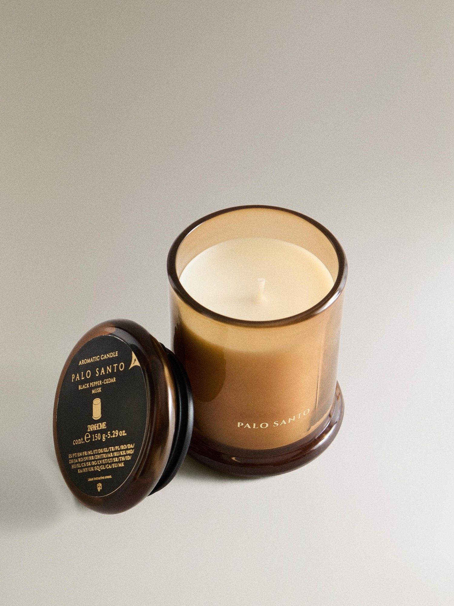 ZARA HOME Свеча "Palo Santo" 10 см 1 шт-