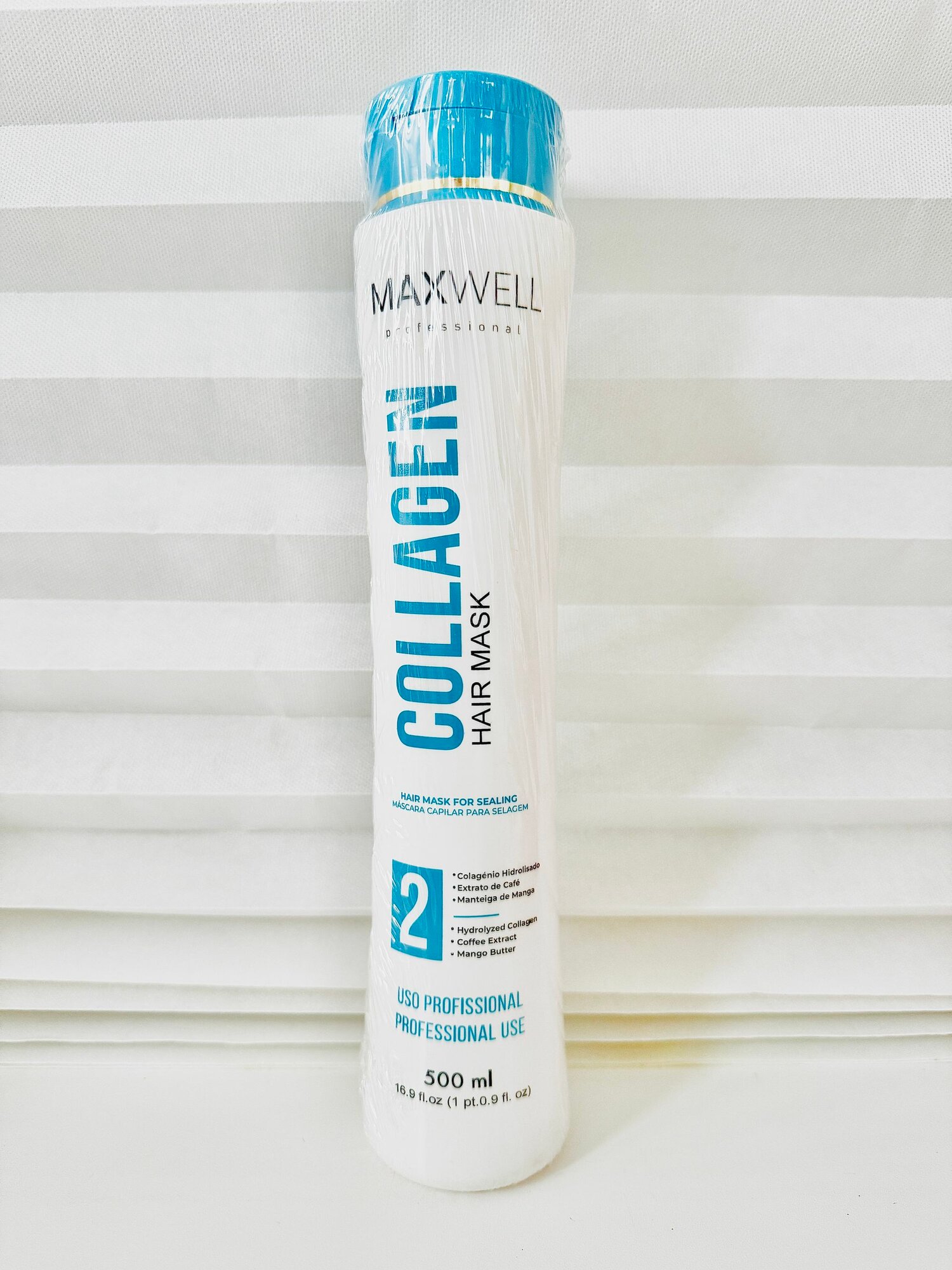 Кератин для выпрямления волос MAXWELL Collagen 500 ml