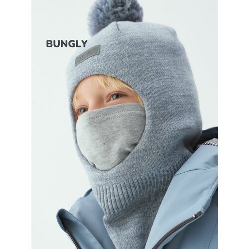 Шапка BUNGLY для детей, размер 50-52, голубой