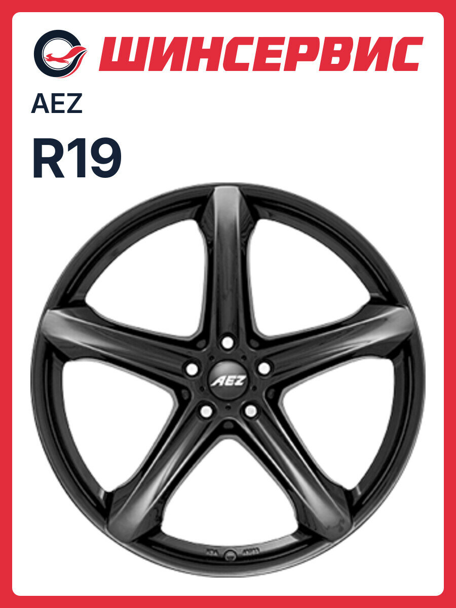 Литой колесный диск AEZ Yacht dark SUV R19x8.5J 5x130 ET50 ЦО71.6 для автомобиля