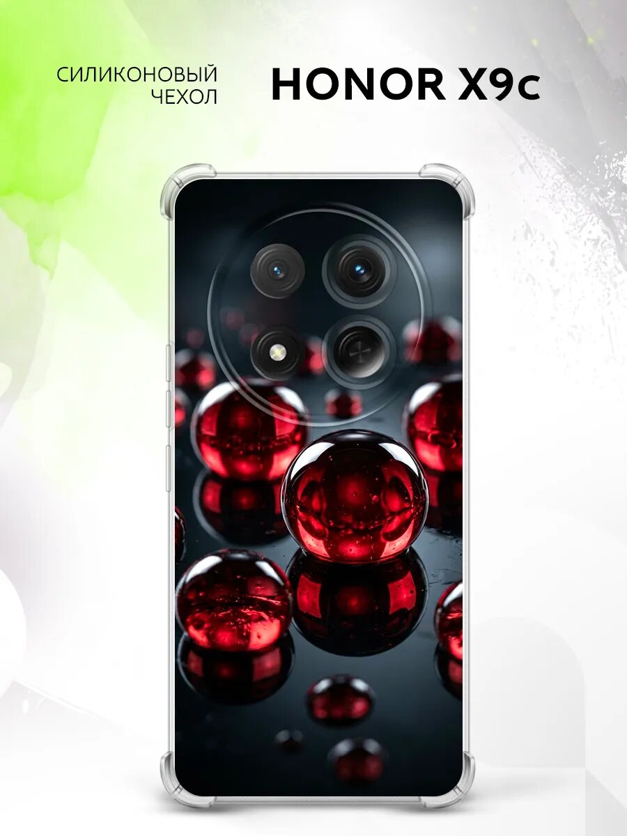 Чехол на Honor X9c, Хонор Икс9с, с защитными углами, с рисунком