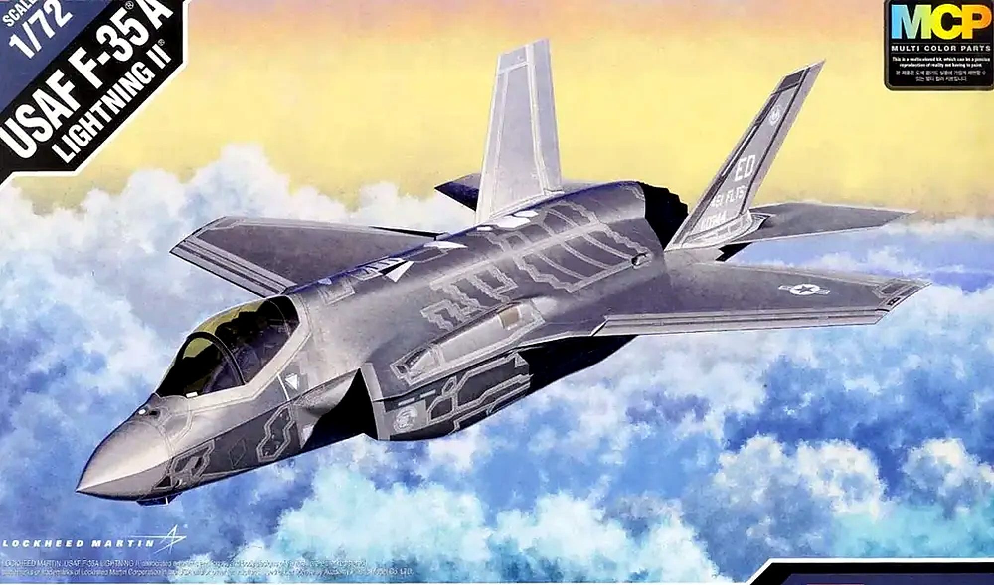 Academy 12507 1/72 F-35A Lightning II сборная модель самолета