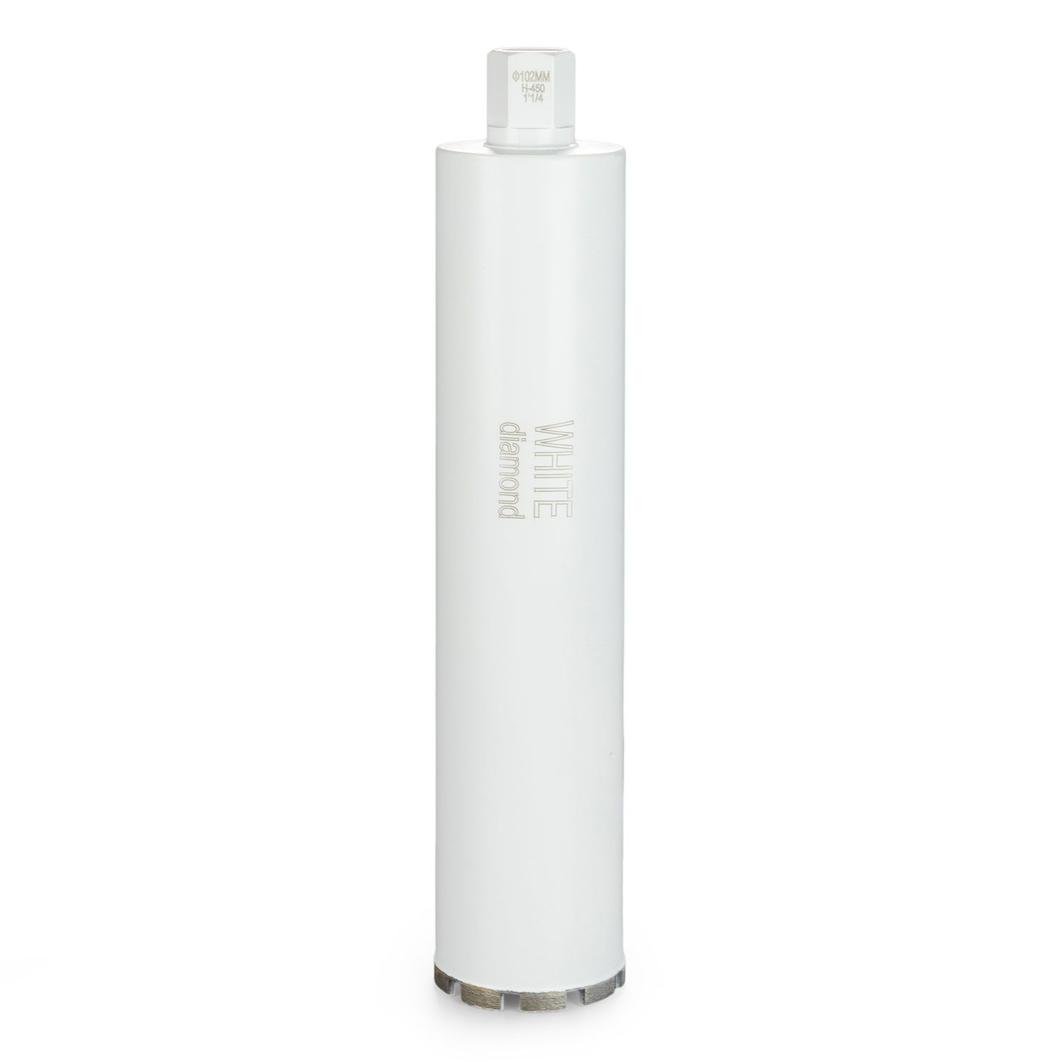 Коронка алмазная WHITE diamond 102мм h-450мм (1 1/4) бетон/железобетон wet DIAMASTER