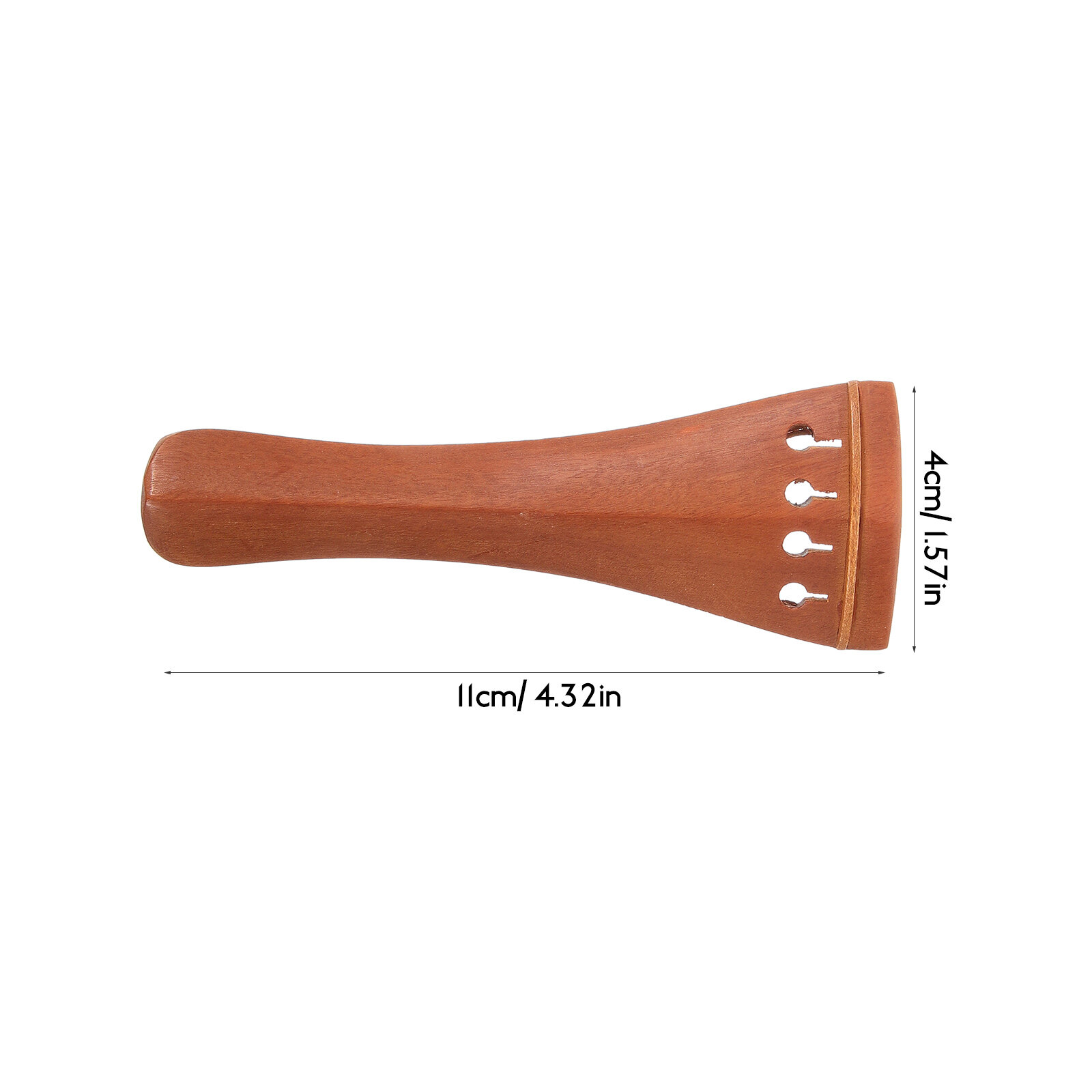 Крепление Для Струн Коричневое 11.00X4.00X1.00Cm Для Скрипки 4/4