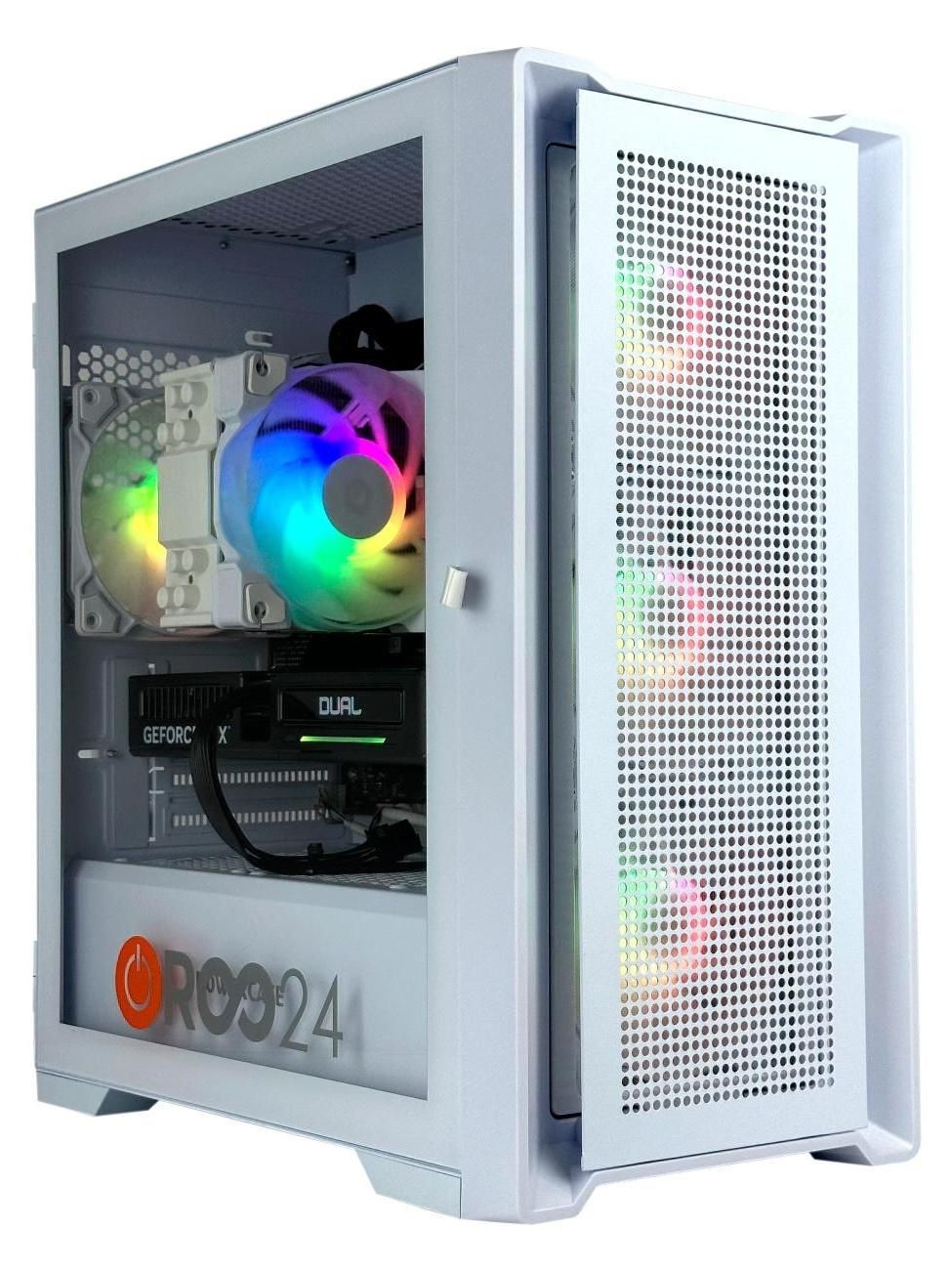 Системный блок Roo24 Gaming (Core i5-12400F / 32ГБ / SSD M.2 500ГБ / RTX5060 Ti 8ГБ / Win11 Pro) белый