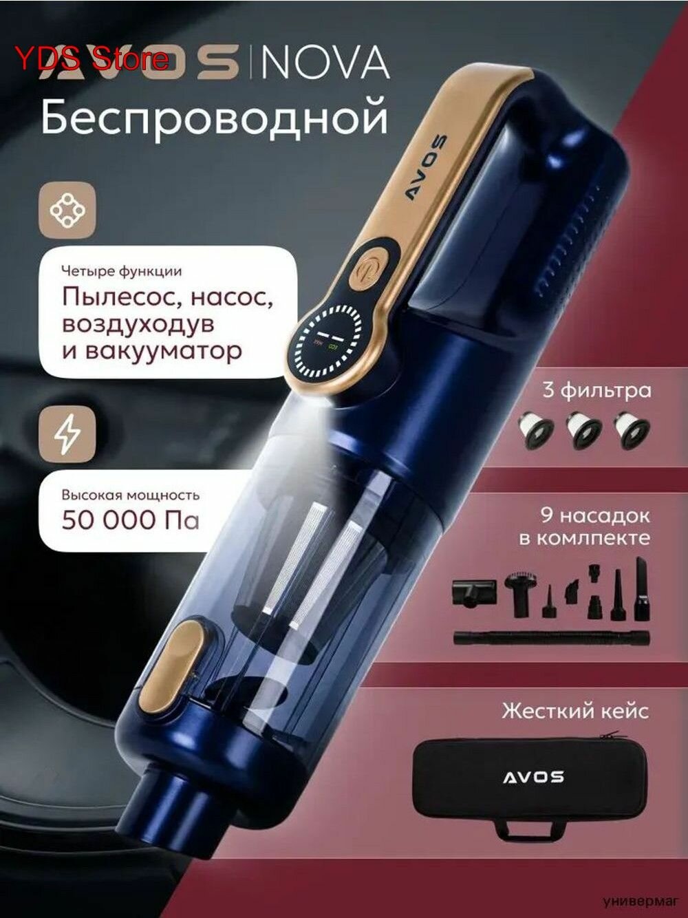 Пылесос для автомобиля беспроводной мощный. Ручной портативный мини пылесос для салона машины и дома