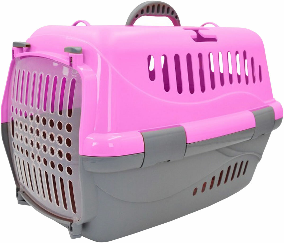 Переноска для животных Homepet розовая 48 х 32 х 32 см (1 шт)