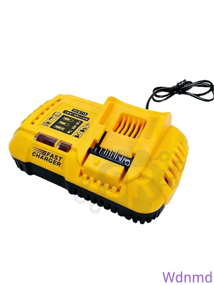 Быстрое зарядное устройство FLEXVOLT 18V 20V 60V MAX с литиевой батареей и внутренним вентилятором, эксклюзивный набор электроинструмента DCB118