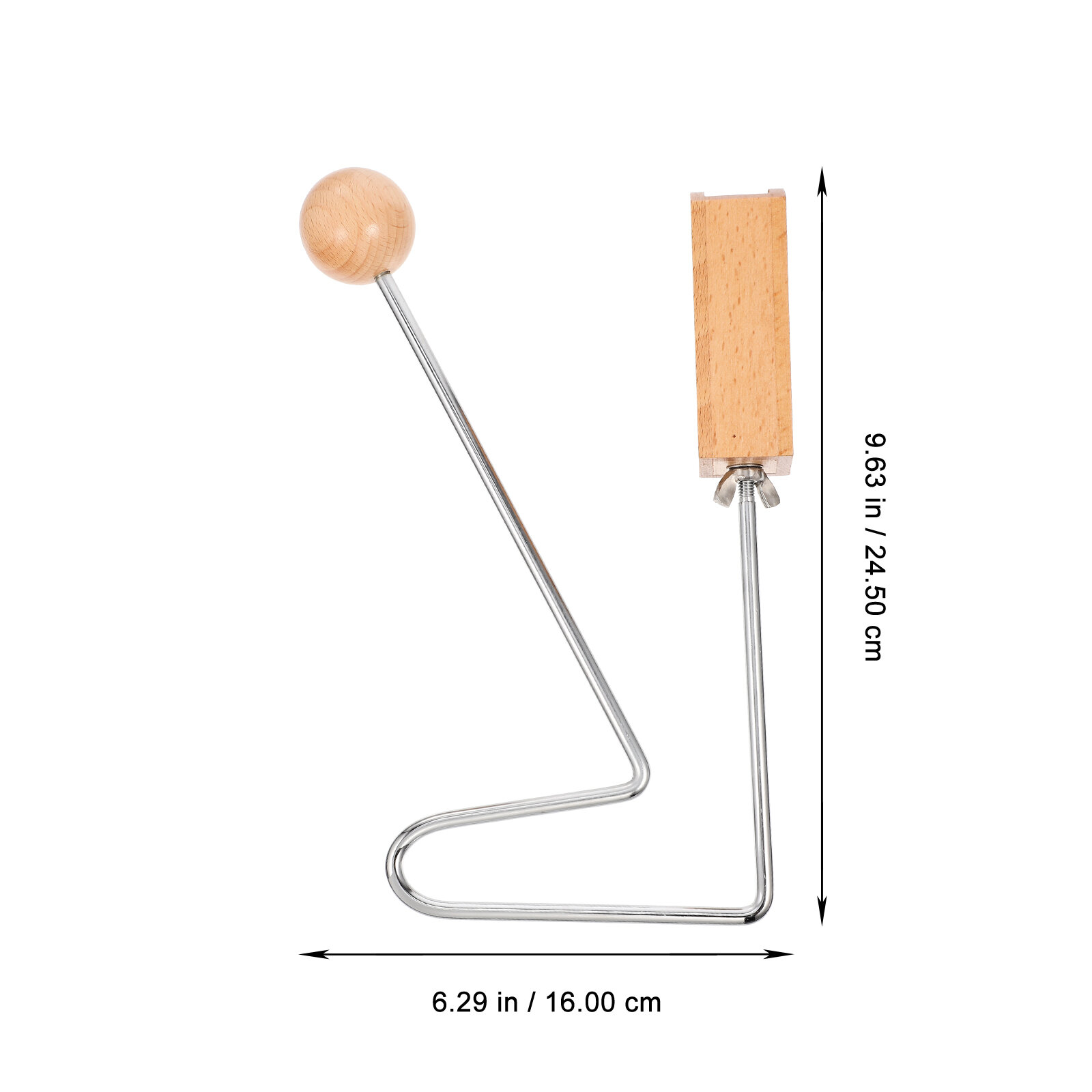 Музыкальный Инструмент Percussion Vibraslap Из Дерева С Камерами Звука 24.5X16X6CM