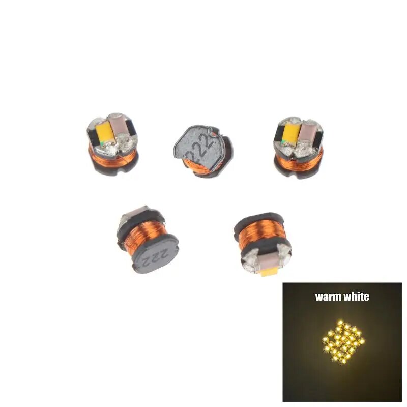 Новый набор из 5 беспроводных индукционных приемников Type-C 5V для LED-ламп, моделей диорам и роботов