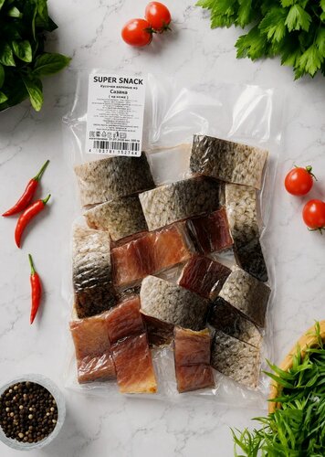 Изображение товара Сазан кусочки 0,5кг / Сушеная рыба 500гр/ Снеки /Super snack
