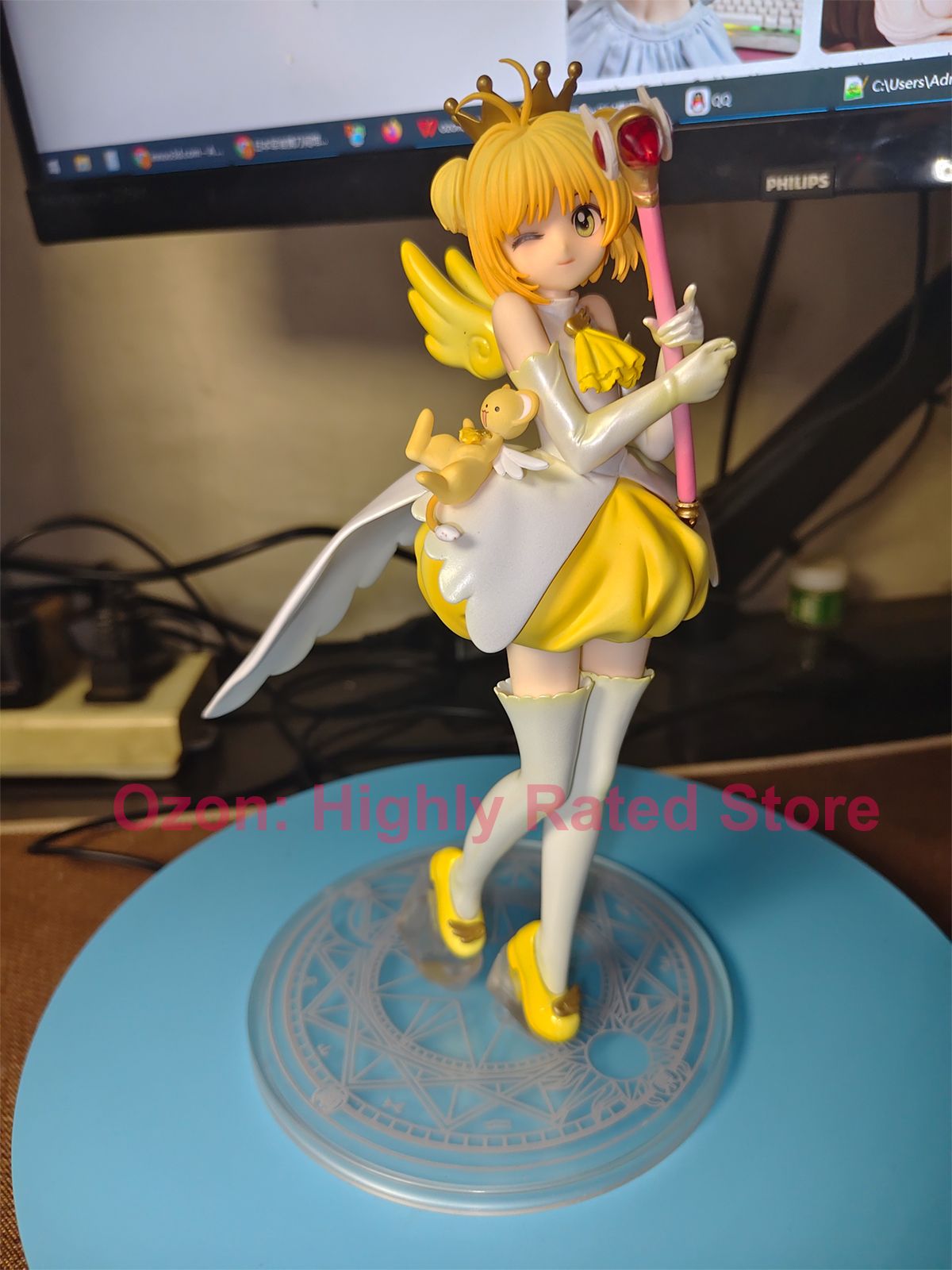 20cm/Коллекционная фигурка Сакура в боевом костюме Эксклюзив Cardcaptor Sakura