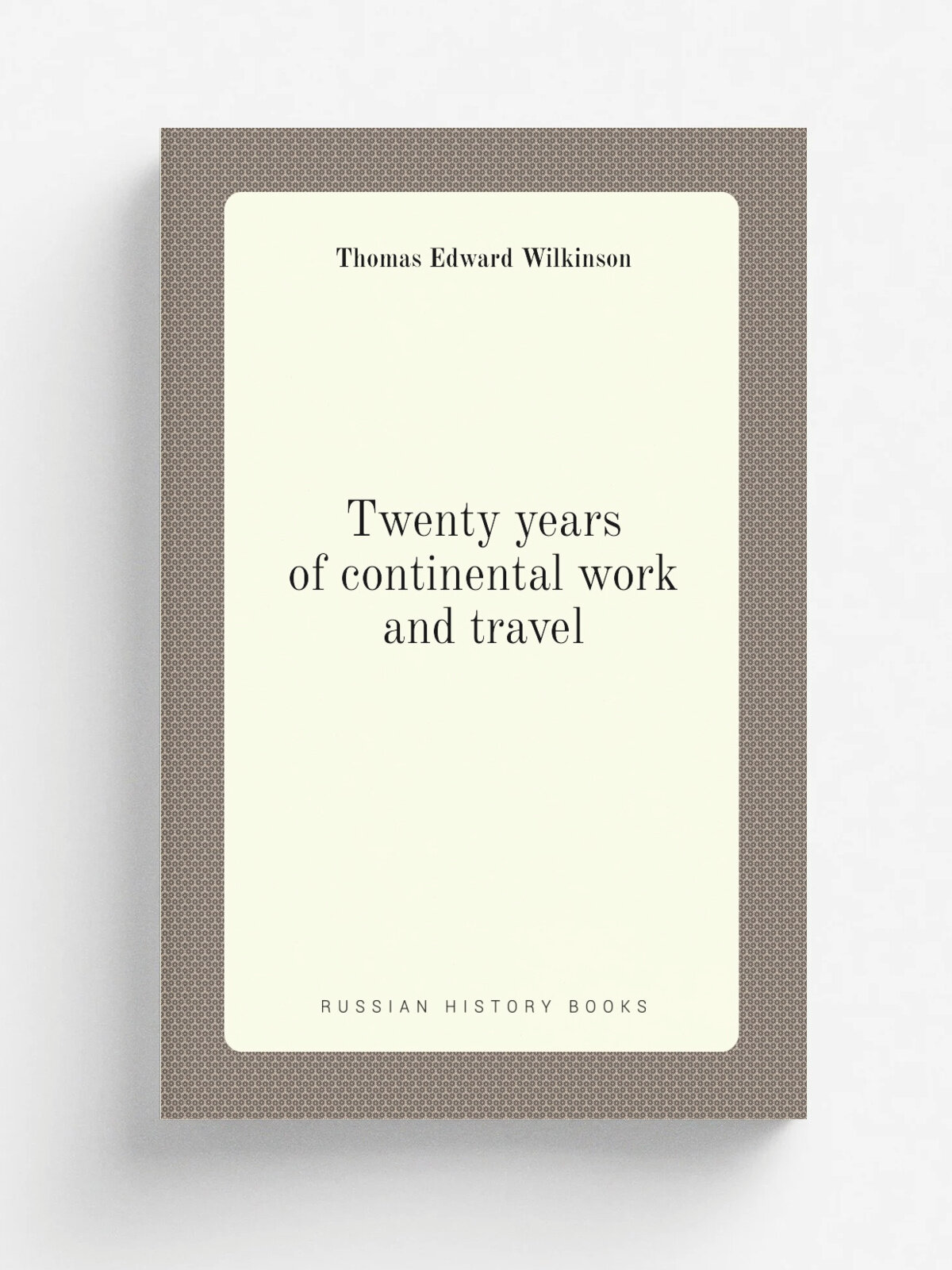 Twenty years of continental work and travel