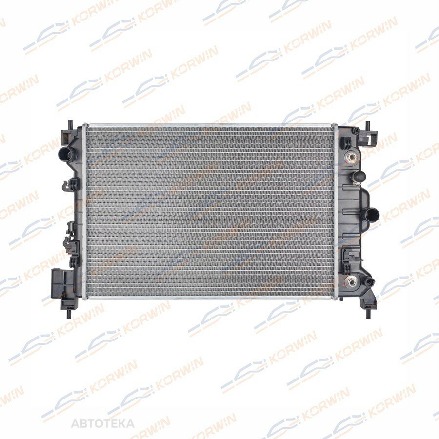 Радиатор охлаждения Chevrolet Aveo 1.6 T300/Mokka 1.6 (12-) АT паяный KORWIN KWKB2314