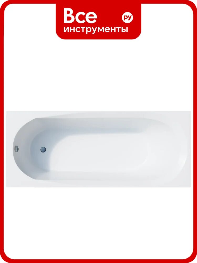 Прямоугольная ванна Corpa Nera Milano 170х70, белый CN05009WH