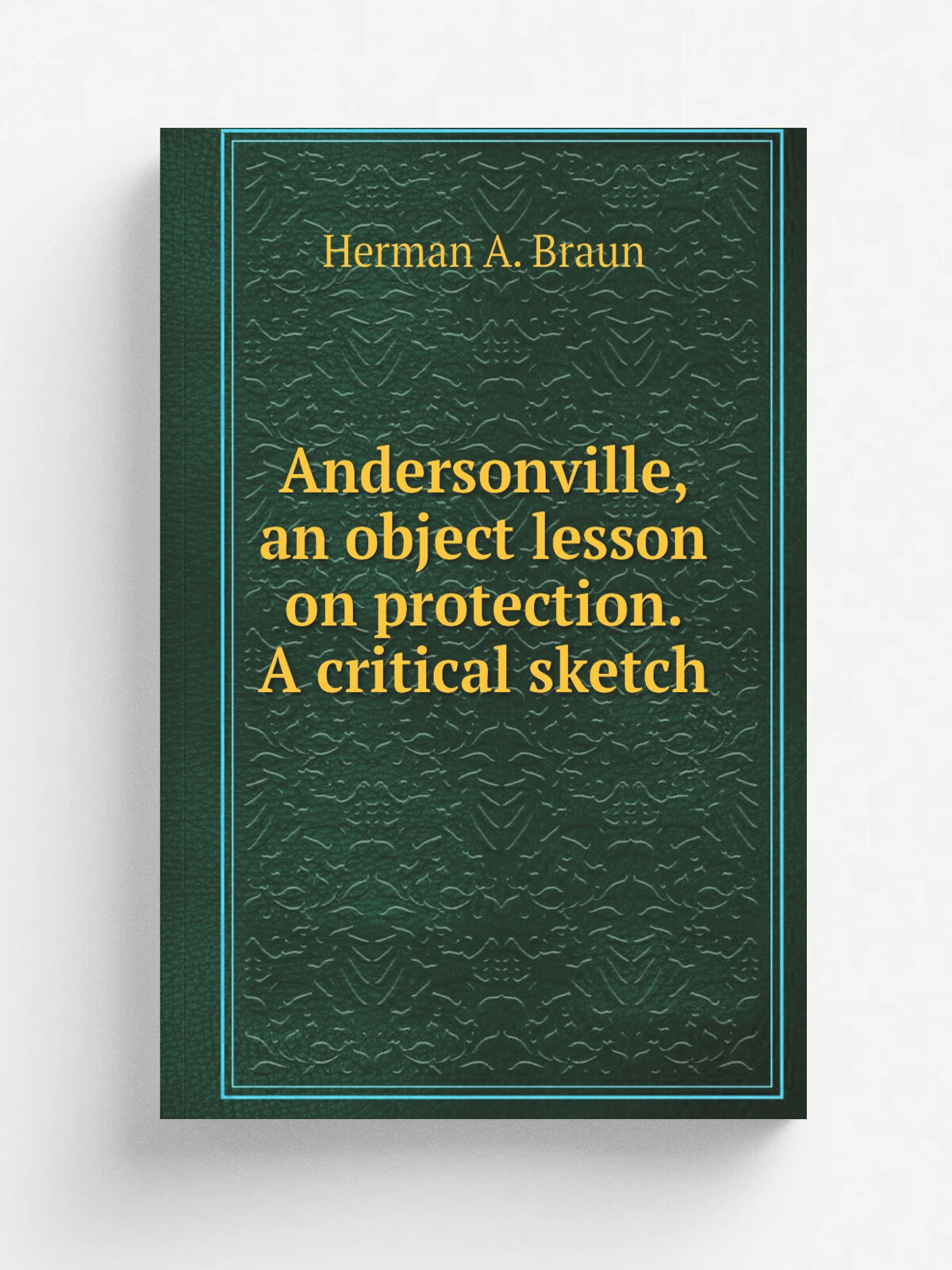 Andersonville, an object lesson on protection. A critical sketch