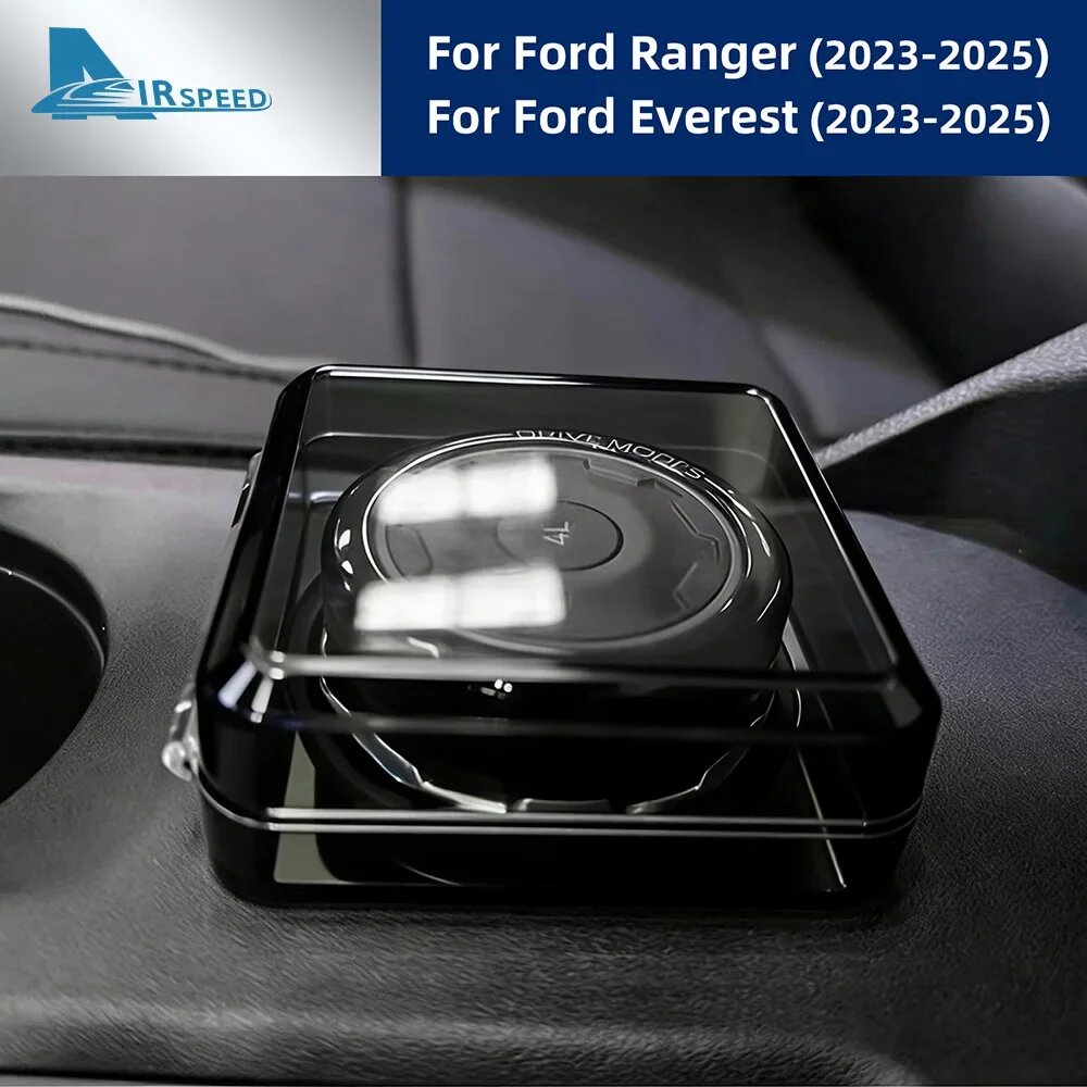 Защитная накладка из АБС-пластика для кнопки переключения 4WD для Ford Ranger 2023, Black, Черный