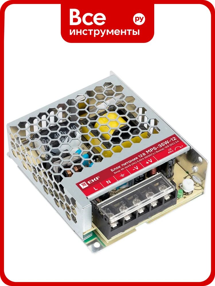 Блок питания EKF, 12В MPS-35W-12 Proxima mps-35w-12