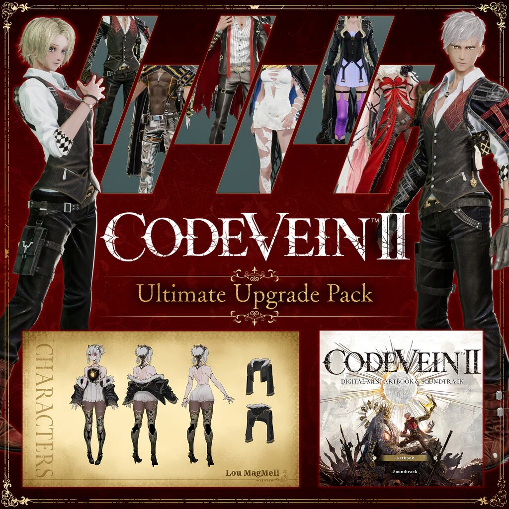 Дополнение CODE VEIN II Ultimate Upgrade Pack, цифровое издание PlayStation 5, регион Индонезия / код пополнения баланса