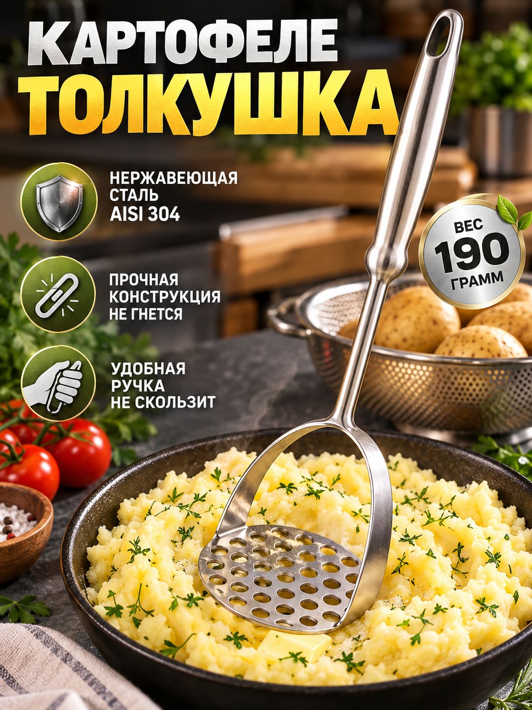Толкушка для картофеля
