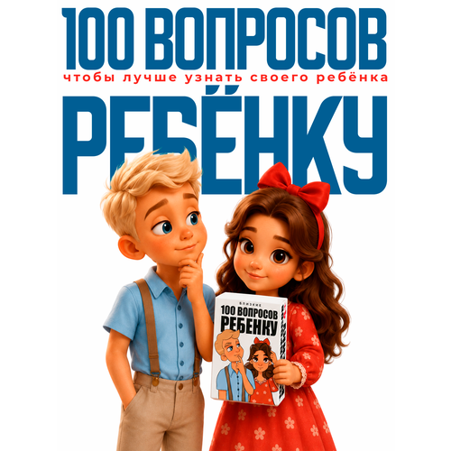 Настольная игра для детей "100 Вопросов ребенку" БЛИЗКИЕ